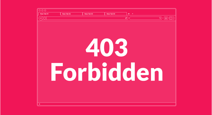 A 403 Forbidden image